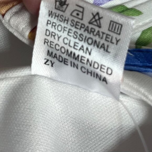 Kutumai Floral Print Sleeveless Corset Top Scoop Neck Back Zipper Size XS New - Picture 7 of 9